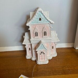 Pink Victorian Gingerbread House